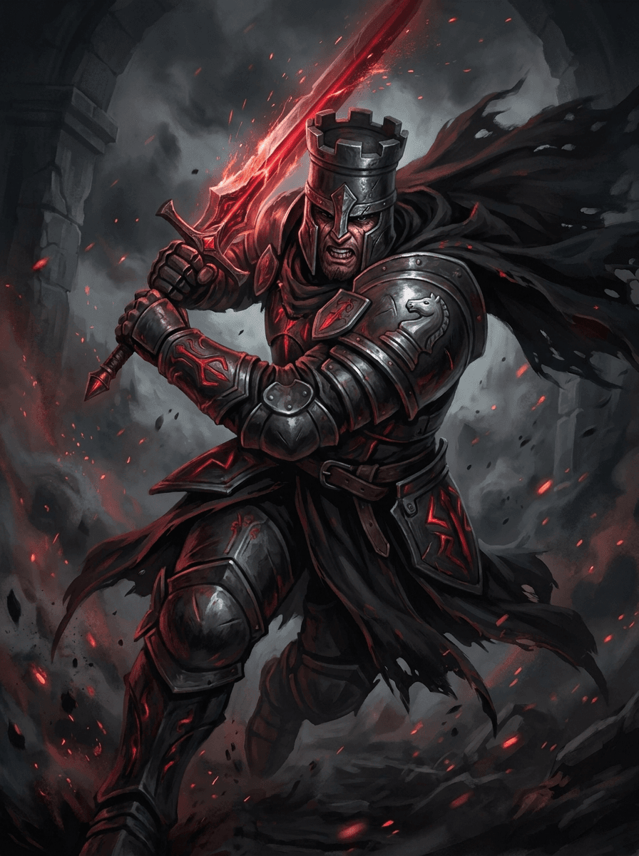 Warrior illustration